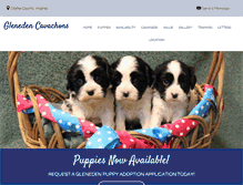 Tablet Screenshot of cavachon.com